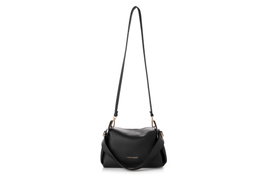 Vince Camuto Trieste Bolso Negro de Piel de Polivinilo Elegante y Duradero para Mujer
